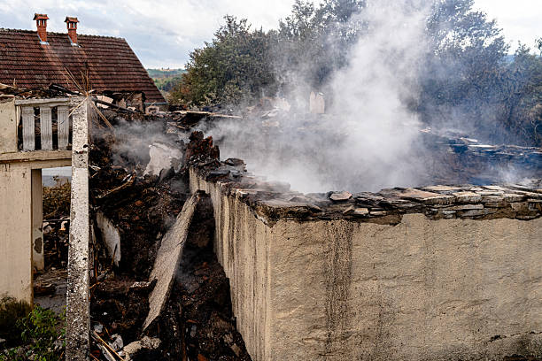 Professional Fire Damage Removal technician working in Sicklerville, NJ